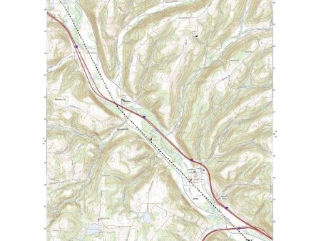 US Topo 7.5-minute map for Avoca NY Discount