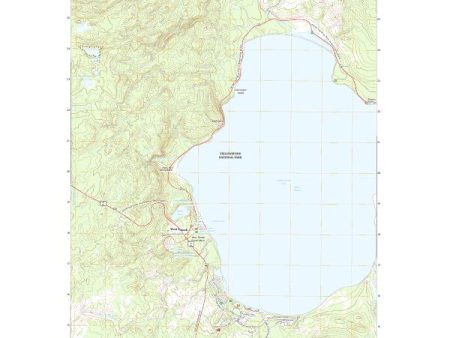 USGS US Topo 7.5-minute map for West Thumb WY 2021 Cheap