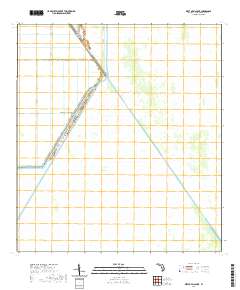 USGS US Topo 7.5-minute map for West of Big Lake FL 2021 Online Sale