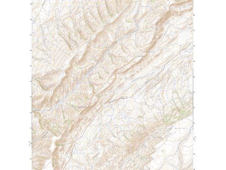 US Topo 7.5-minute map for Bridger Pass WY on Sale