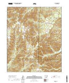 USGS US Topo 7.5-minute map for Willow AR 2020 Online