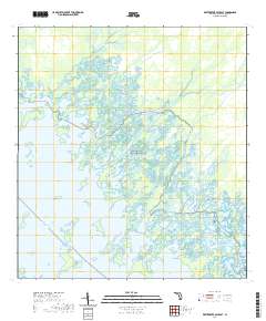 USGS US Topo 7.5-minute map for Whitewater Bay East FL 2021 Sale