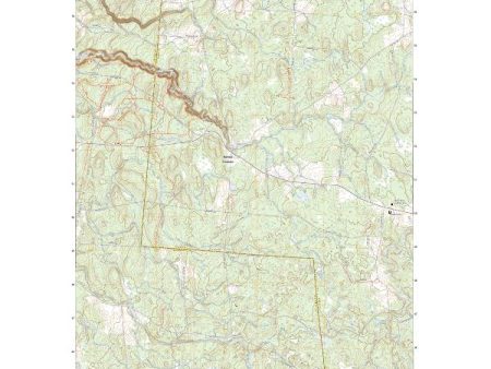 US Topo 7.5-minute map for Barnes Corners NY on Sale