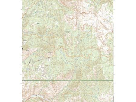 US Topo 7.5-minute map for Ash Mountain MT Discount