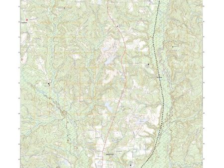 US Topo 7.5-minute map for Brewton North AL Fashion