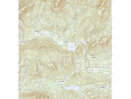 US Topo 7.5-minute map for Bearsville NY For Sale