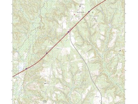 US Topo 7.5-minute map for Barnett Crossroads AL Online Hot Sale