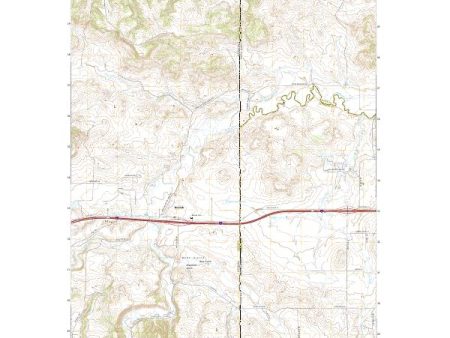 US Topo 7.5-minute map for Beulah WYSD Sale