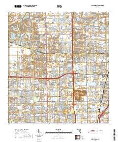 USGS US Topo 7.5-minute map for West Dixie Bend FL 2021 Fashion