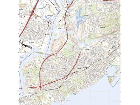 US Topo 7.5-minute map for Arthur Kill NYNJ Fashion