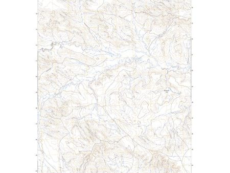 US Topo 7.5-minute map for Bentonite Flats MT on Sale