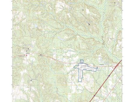 US Topo 7.5-minute map for Belleville AL For Sale