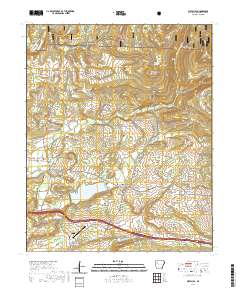 USGS US Topo 7.5-minute map for Watalula AR 2020 Supply