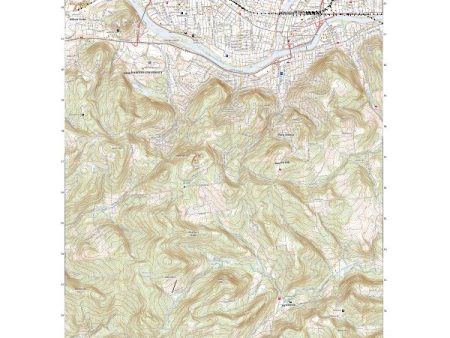 US Topo 7.5-minute map for Binghamton West NY Cheap