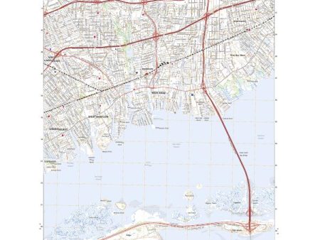 US Topo 7.5-minute map for Bay Shore West NY Hot on Sale