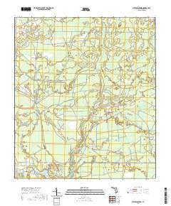 USGS US Topo 7.5-minute map for Wetappo Creek FL 2021 Online Hot Sale