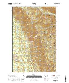 USGS US Topo 7.5-minute map for Werner Peak MT 2020 on Sale