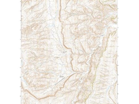 USGS US Topo 7.5-minute map for Willow Creek School WY 2021 For Sale