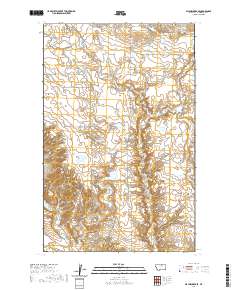 USGS US Topo 7.5-minute map for Wayne Creek SE MT 2020 Supply