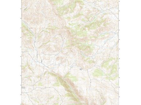 USGS US Topo 7.5-minute map for Willow Creek WY 2021 on Sale