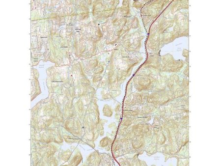 US Topo 7.5-minute map for Croton Falls NY Cheap