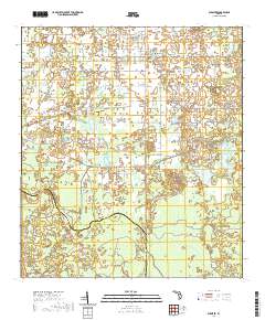 USGS US Topo 7.5-minute map for Webster FL 2021 Online Sale