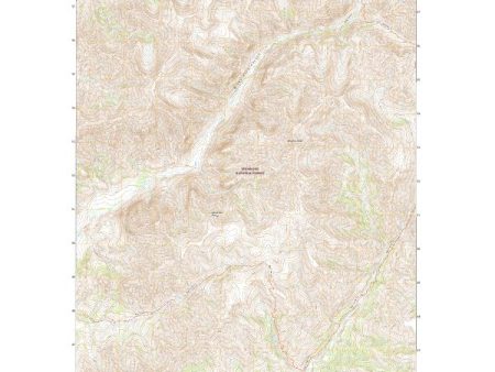 USGS US Topo 7.5-minute map for Wiggins Peak WY 2021 Fashion