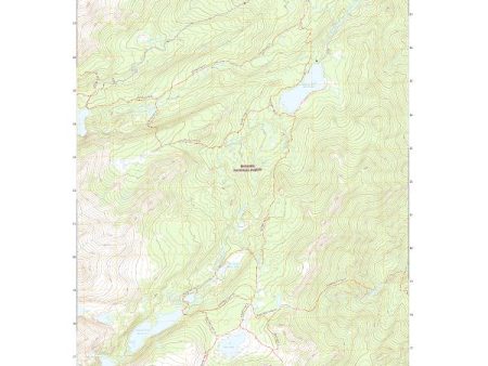 USGS US Topo 7.5-minute map for Willow Park Reservoir WY 2021 on Sale