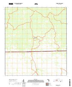 USGS US Topo 7.5-minute map for Whidden Lake FL 2021 Sale