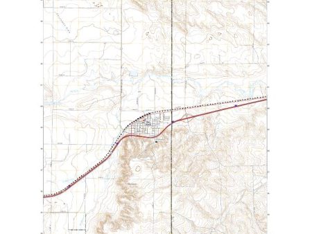 USGS US Topo 7.5-minute map for Pine Bluffs WYNE 2021 Online now