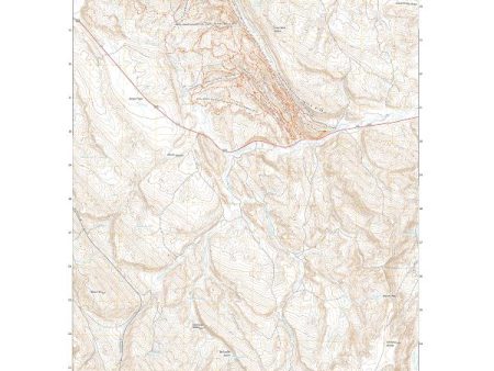 USGS US Topo 7.5-minute map for Weiser Pass WY 2021 Fashion