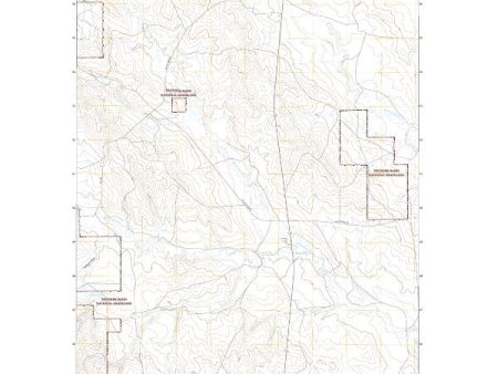 USGS US Topo 7.5-minute map for Wildlife Draw East WY 2021 Fashion