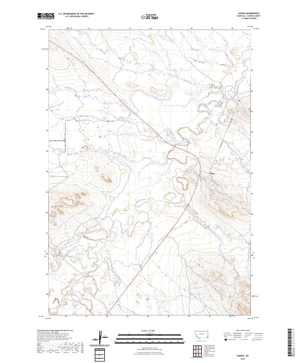 US Topo 7.5-minute map for Albion MT Online Hot Sale