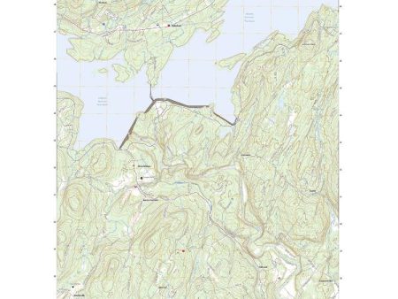 US Topo 7.5-minute map for Ashokan NY Cheap