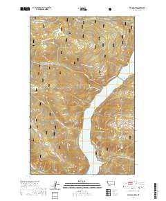 USGS US Topo 7.5-minute map for Webb Mountain MT 2020 For Sale