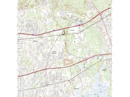 US Topo 7.5-minute map for Bellport NY on Sale