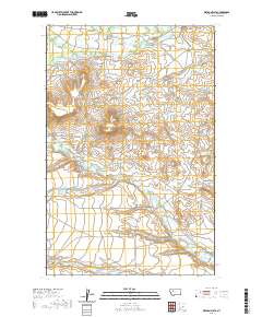 USGS US Topo 7.5-minute map for Watson Flats MT 2020 Fashion