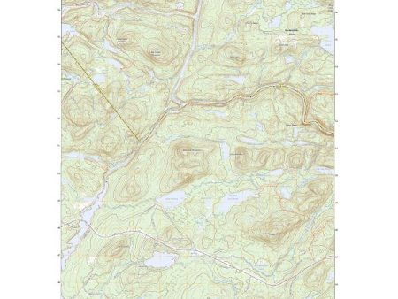 US Topo 7.5-minute map for Bad Luck Mountain NY Fashion