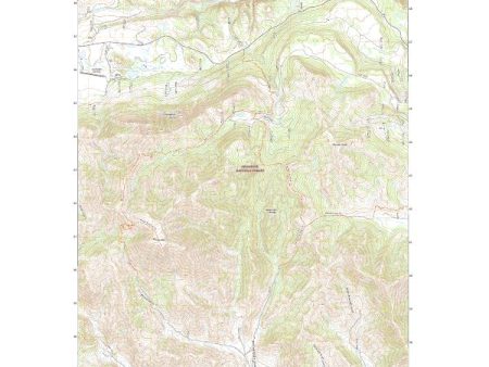 USGS US Topo 7.5-minute map for Windy Mountain WY 2021 on Sale