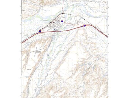 US Topo 7.5-minute map for Big Timber MT For Sale