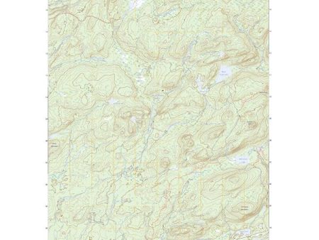 US Topo 7.5-minute map for Black Creek Lake NY on Sale