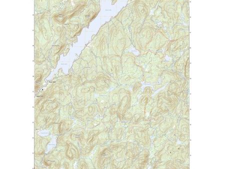 US Topo 7.5-minute map for Brant Lake NY Sale