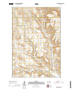 USGS US Topo 7.5-minute map for Weed Creek East MT 2020 Online Sale