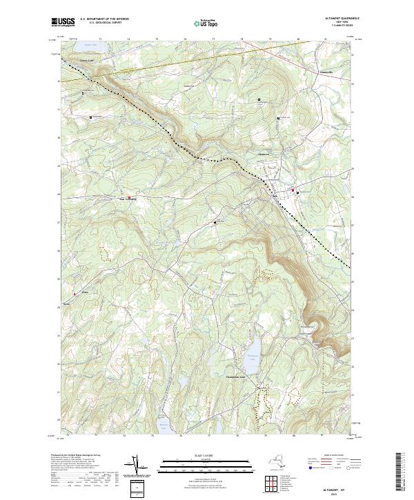 US Topo 7.5-minute map for Altamont NY Online Hot Sale