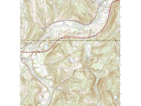 US Topo 7.5-minute map for Afton NY Online Sale