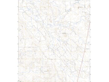 US Topo 7.5-minute map for Baker NE MT For Sale