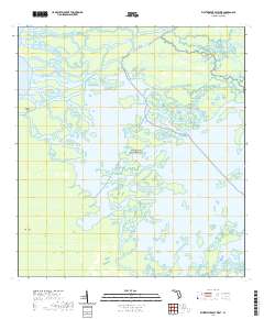 USGS US Topo 7.5-minute map for Whitewater Bay West FL 2021 Online