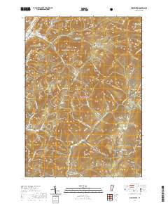 USGS US Topo 7.5-minute map for West Rupert VT 2021 Sale