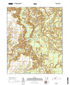 USGS US Topo 7.5-minute map for Weber AR 2020 Online Sale