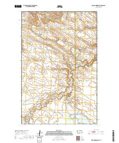 USGS US Topo 7.5-minute map for Weigand Reservoir MT 2020 Sale